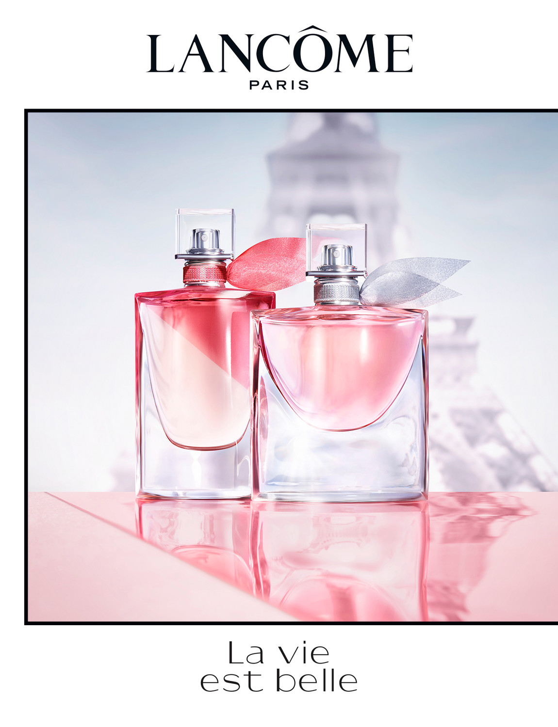 Lancôme campaign, la vie est belle en rose - © artifices