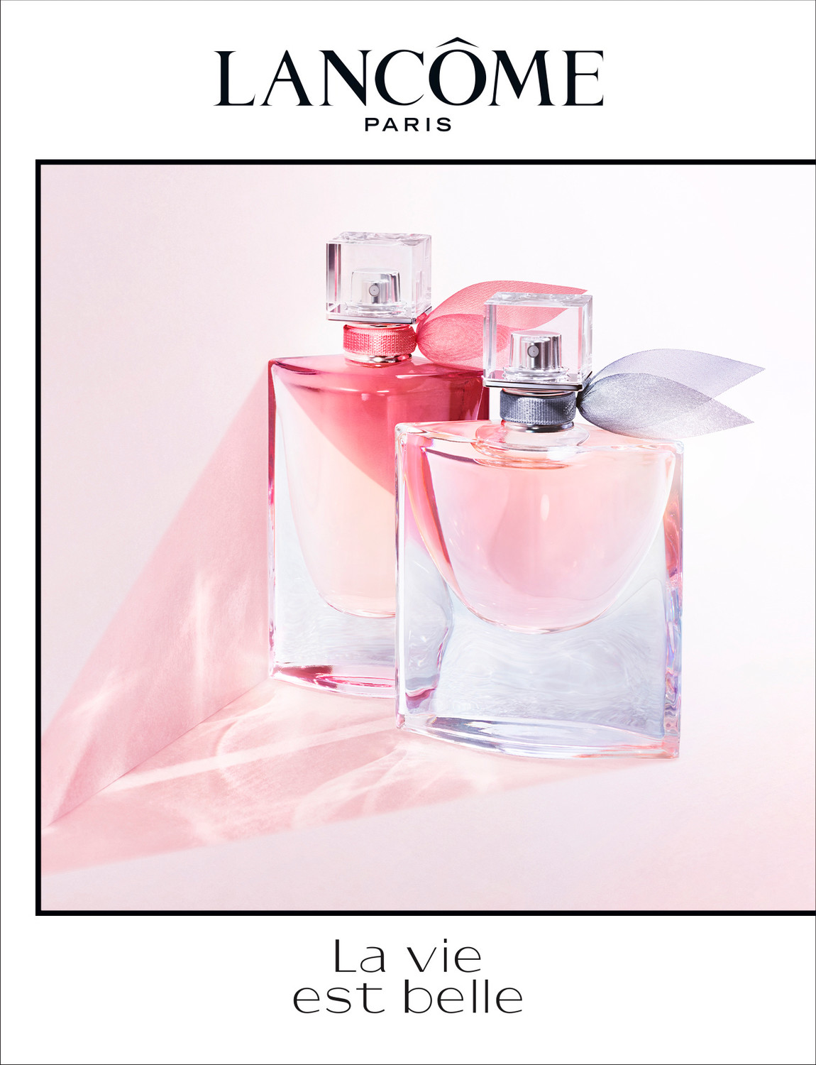 Lancôme campaign, la vie est belle en rose - © artifices