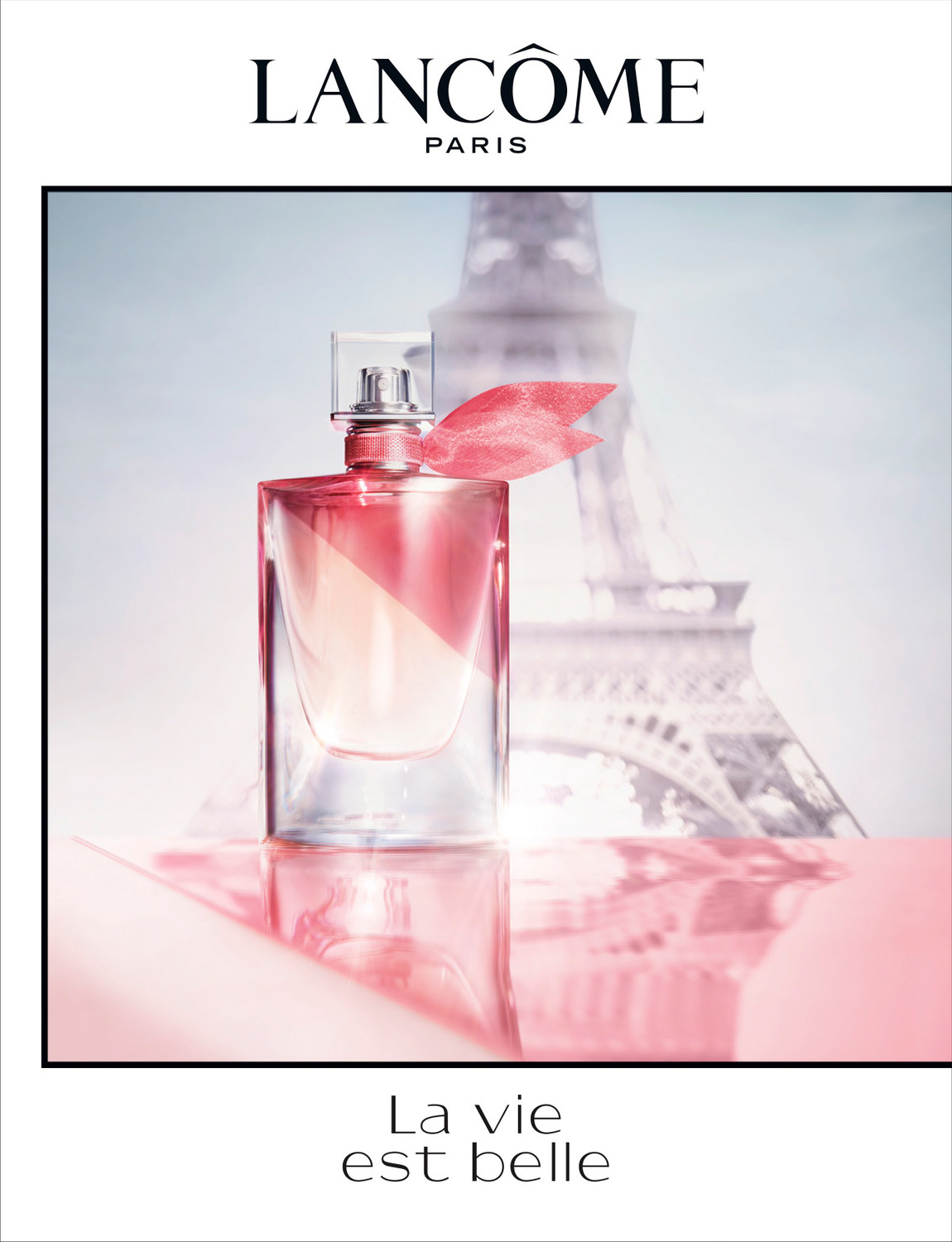 Lancôme campaign, la vie est belle en rose - © artifices